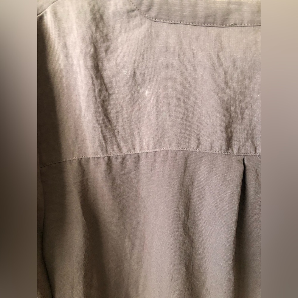 ✨GUC Maurices Long Sleeve Blouse - Taupe/Brown - Large - Picture 3 of 6
